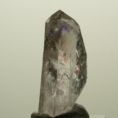 Enhydro Harlekin Skelett Phantom Amethyst Prehnit Epidot 2x Blase Streep Mine, Namibia 42*23*13mm #15233