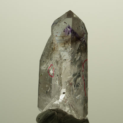 Enhydro Harlekin Skelett Phantom Amethyst Prehnit Epidot 2x Blase Streep Mine, Namibia 42*23*13mm #15233