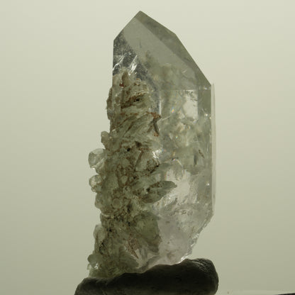 Skelett Phantom Amethyst mit Analcim, Prehnit Streep Mine, Namibia 43*21*16mm #15234