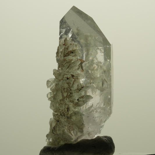 Skelett Phantom Amethyst mit Analcim, Prehnit Streep Mine, Namibia 43*21*16mm #15234