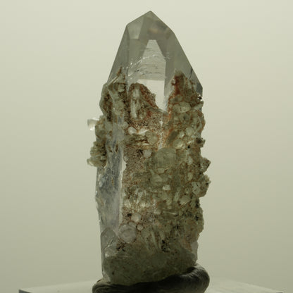 Skelett Phantom Amethyst mit Analcim, Prehnit Streep Mine, Namibia 43*21*16mm #15234