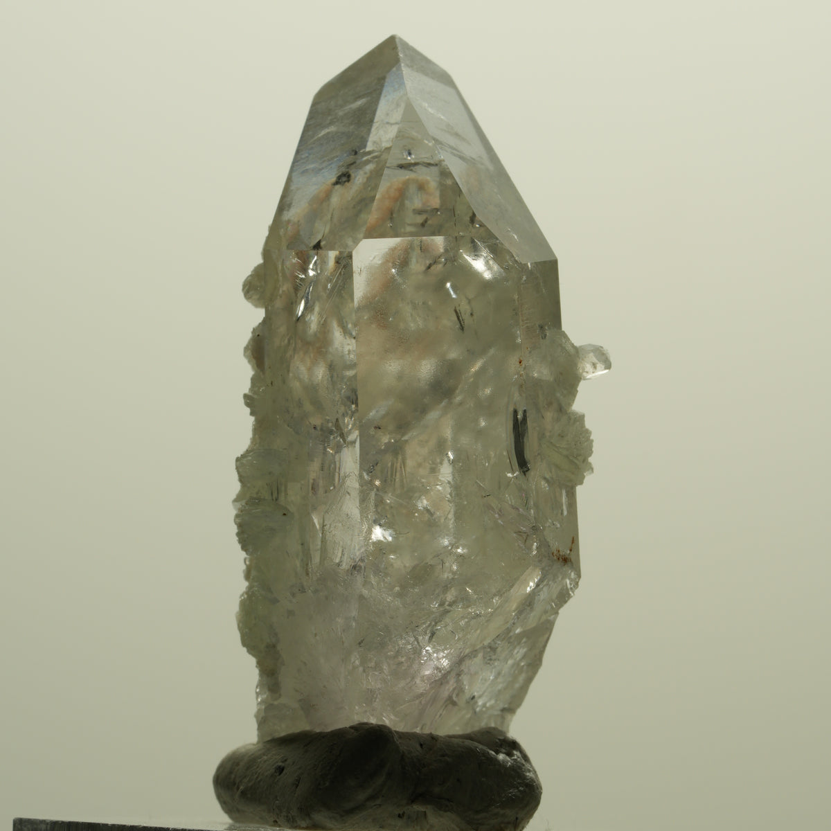 Skelett Phantom Amethyst mit Analcim, Prehnit Streep Mine, Namibia 43*21*16mm #15234