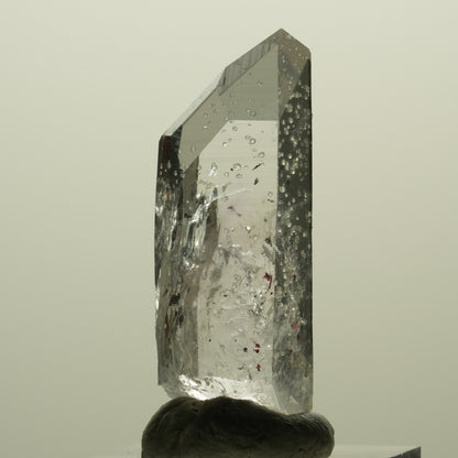 Harlekin Skelett Phantom Amethyst mit Analcim Streep Mine, Namibia 41*15*13mm #15235