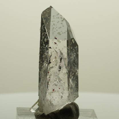 Harlekin Skelett Phantom Amethyst mit Analcim Streep Mine, Namibia 41*15*13mm #15235