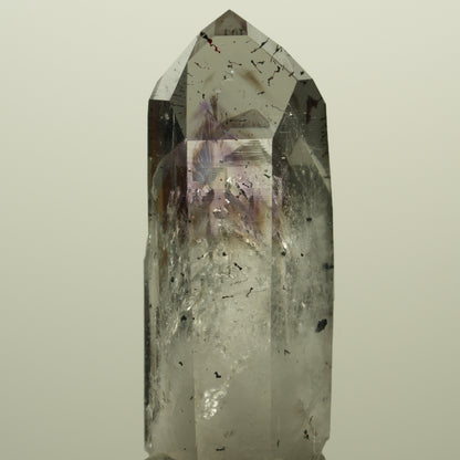 Harlekin Lemurian Skelett Phantom Amethyst Streep Mine, Namibia 48*21*17mm #15236