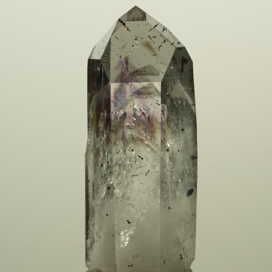 Harlekin Lemurian Skelett Phantom Amethyst Streep Mine, Namibia 48*21*17mm #15236
