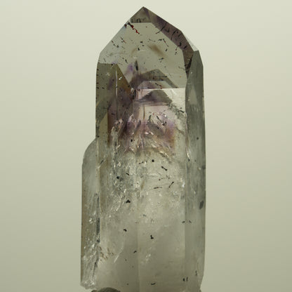 Harlekin Lemurian Skelett Phantom Amethyst Streep Mine, Namibia 48*21*17mm #15236