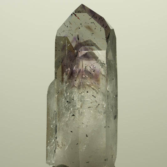 Harlekin Lemurian Skelett Phantom Amethyst Streep Mine, Namibia 48*21*17mm #15236