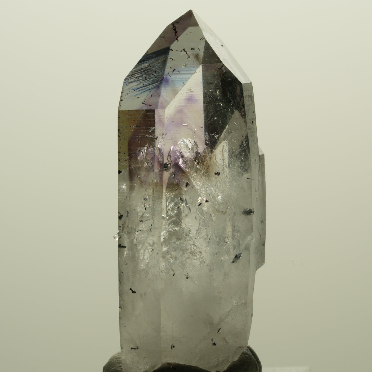 Harlekin Lemurian Skelett Phantom Amethyst Streep Mine, Namibia 48*21*17mm #15236
