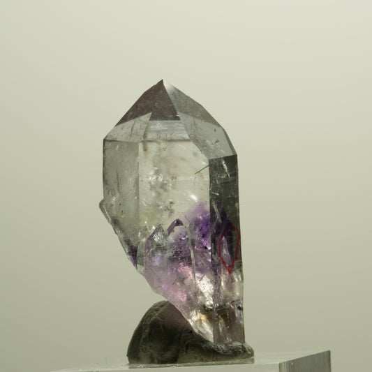 Enhydro Harlekin Phantom Amethyst Analcim Epidot Prehnit 2x Blase Streep Mine Namibia 37*17*18mm #15237