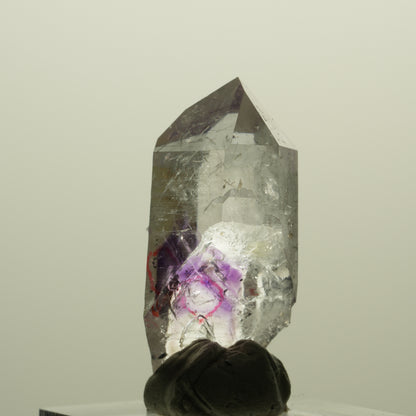 Enhydro Harlekin Phantom Amethyst Analcim Epidot Prehnit 2x Blase Streep Mine Namibia 37*17*18mm #15237