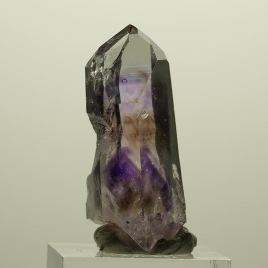 Lemurian Skelett Phantom Amethyst mit Analcim Streep Mine, Namibia 42*20*15mm #15239