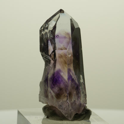 Lemurian Skelett Phantom Amethyst mit Analcim Streep Mine, Namibia 42*20*15mm #15239