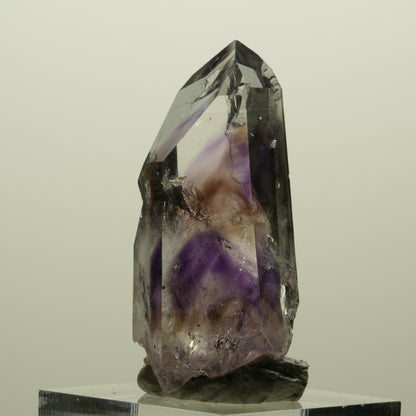 Lemurian Skelett Phantom Amethyst mit Analcim Streep Mine, Namibia 42*20*15mm #15239