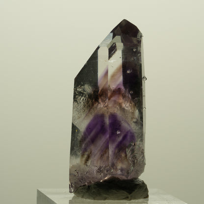 Lemurian Skelett Phantom Amethyst mit Analcim Streep Mine, Namibia 42*20*15mm #15239
