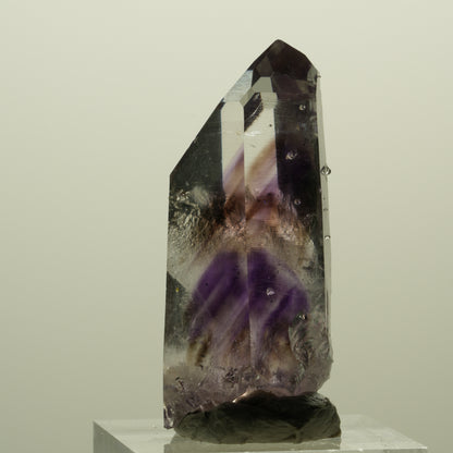Lemurian Skelett Phantom Amethyst mit Analcim Streep Mine, Namibia 42*20*15mm #15239