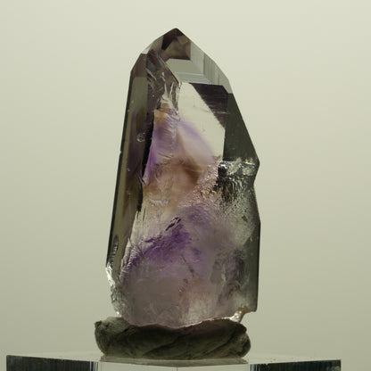 Lemurian Skelett Phantom Amethyst mit Analcim Streep Mine, Namibia 42*20*15mm #15239