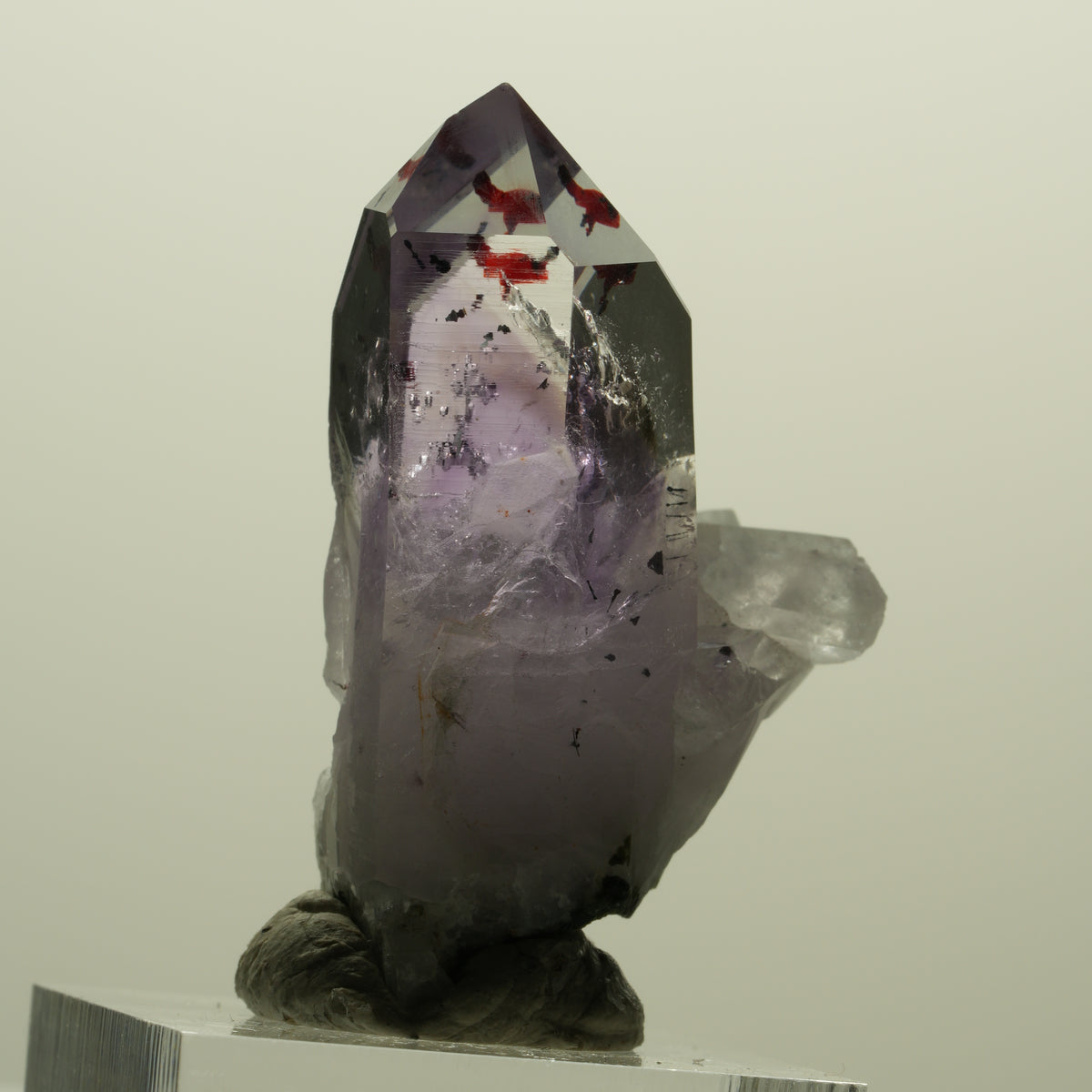 Harlekin Lemurian Skelett Phantom Amethyst, Epidot, Matrix Streep Mine, Namibia 40*32*17mm #15240