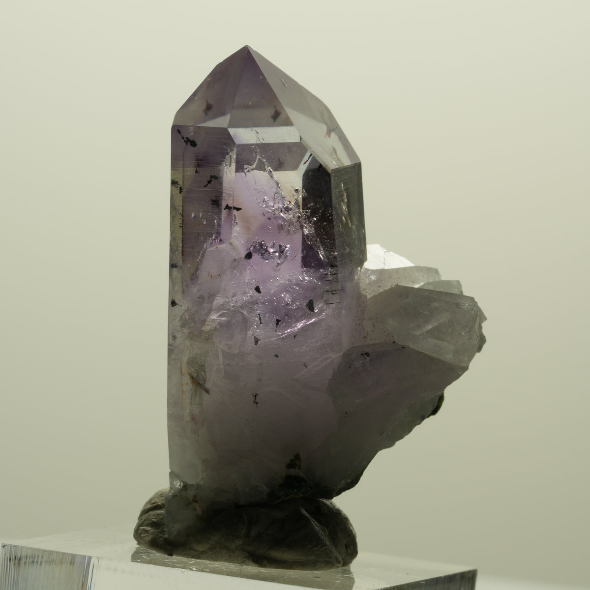 Harlekin Lemurian Skelett Phantom Amethyst, Epidot, Matrix Streep Mine, Namibia 40*32*17mm #15240