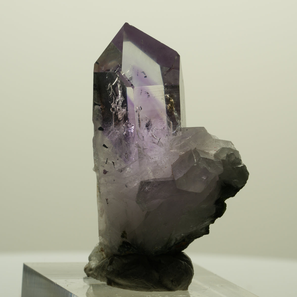 Harlekin Lemurian Skelett Phantom Amethyst, Epidot, Matrix Streep Mine, Namibia 40*32*17mm #15240