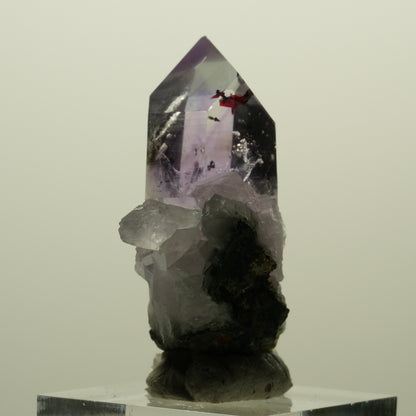 Harlekin Lemurian Skelett Phantom Amethyst, Epidot, Matrix Streep Mine, Namibia 40*32*17mm #15240