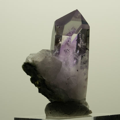 Harlekin Lemurian Skelett Phantom Amethyst, Epidot, Matrix Streep Mine, Namibia 40*32*17mm #15240
