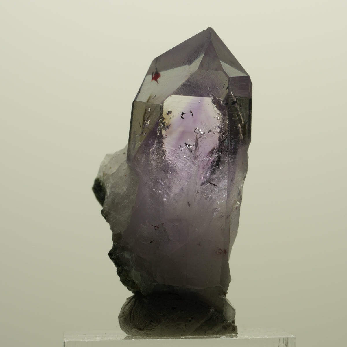 Harlekin Lemurian Skelett Phantom Amethyst, Epidot, Matrix Streep Mine, Namibia 40*32*17mm #15240