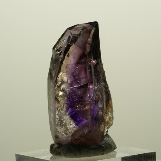 Seltene Skelett Phantom Amethyst Spitze Goboboseb, Namibia 41*21*18mm #15241