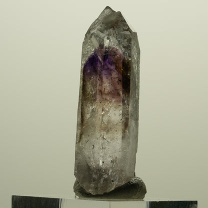 Enhydro Skelett Phantom Amethyst, Hämatit Prehnit 1x Blase Streep Mine Namibia 43*16*13mm #15243