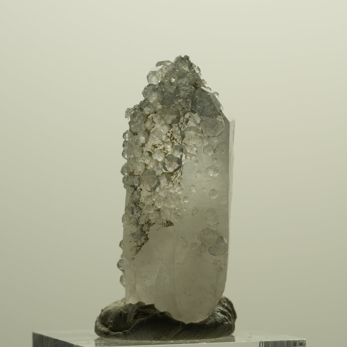 Skelett Rauchquarz mit Analcim, Epidot Streep Mine, Namibia 38*20*15mm #15244