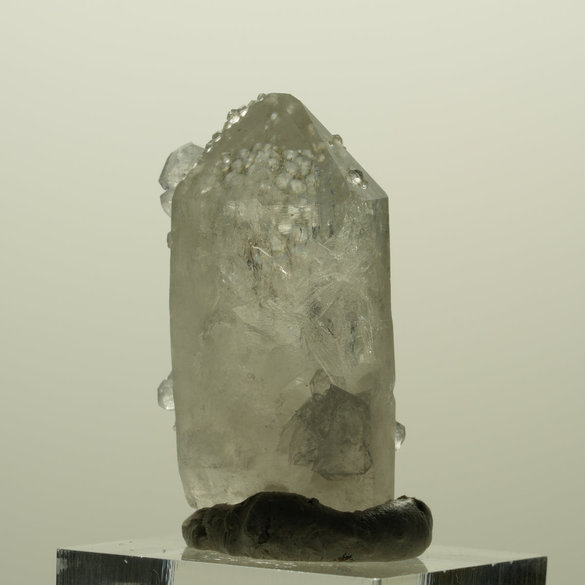 Skelett Rauchquarz mit Analcim, Epidot Streep Mine, Namibia 38*20*15mm #15244