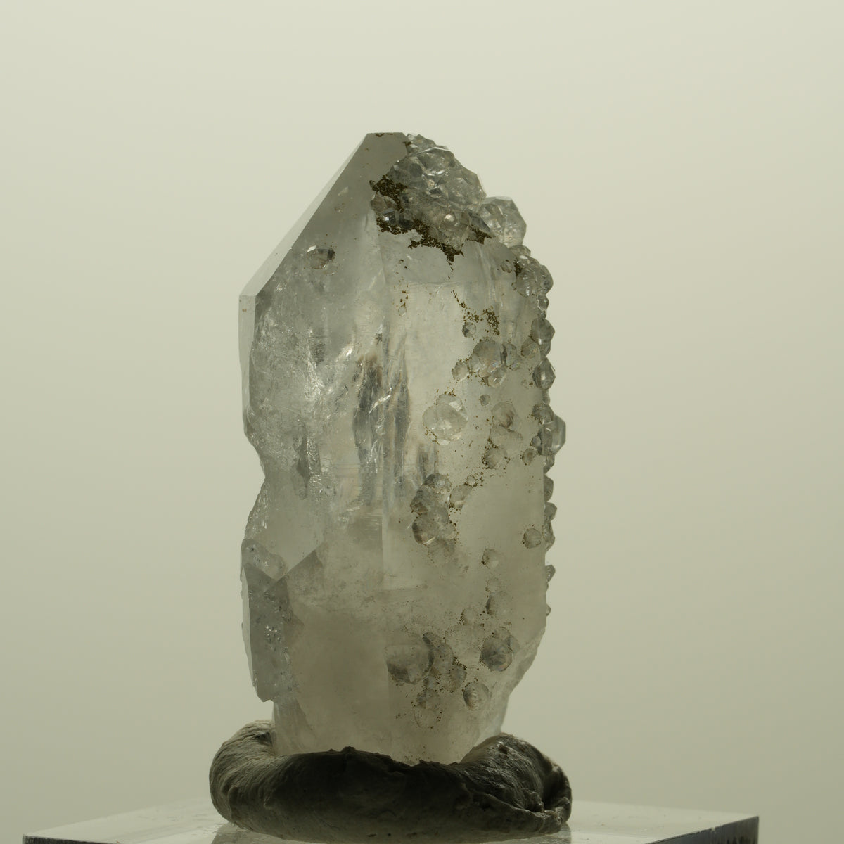 Skelett Rauchquarz mit Analcim, Epidot Streep Mine, Namibia 38*20*15mm #15244