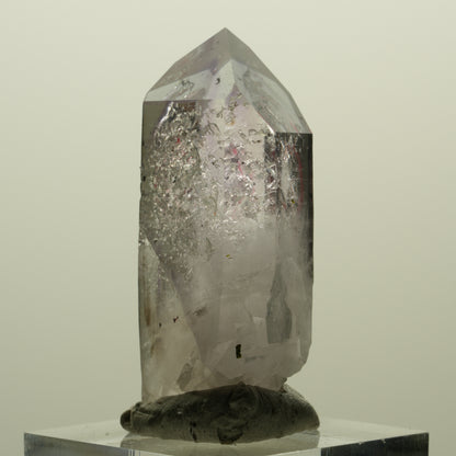Enhydro Harlekin Skelett Phantom Amethyst, Prehnit, Epidot Streep Mine, Namibia 41*21*15mm #15245