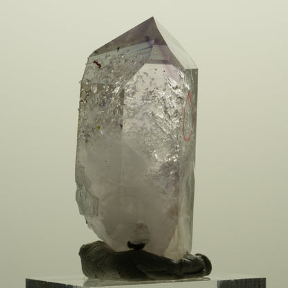 Enhydro Harlekin Skelett Phantom Amethyst, Prehnit, Epidot Streep Mine, Namibia 41*21*15mm #15245