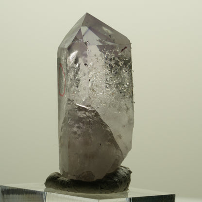 Enhydro Harlekin Skelett Phantom Amethyst, Prehnit, Epidot Streep Mine, Namibia 41*21*15mm #15245