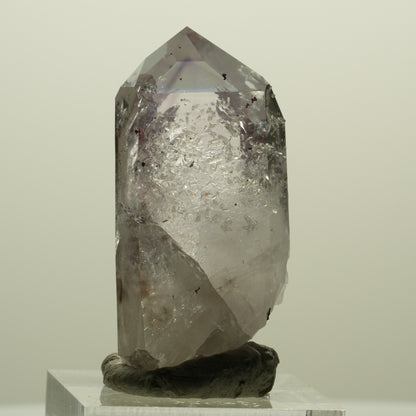 Enhydro Harlekin Skelett Phantom Amethyst, Prehnit, Epidot Streep Mine, Namibia 41*21*15mm #15245