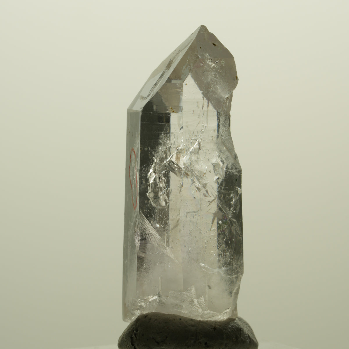 Enhydro Lemurian Skelett Phantom Amethyst, Hämatit 1x Blase Streep Mine Namibia 44*20*15mm #15246