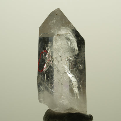 Enhydro Lemurian Skelett Phantom Amethyst, Hämatit 1x Blase Streep Mine Namibia 44*20*15mm #15246