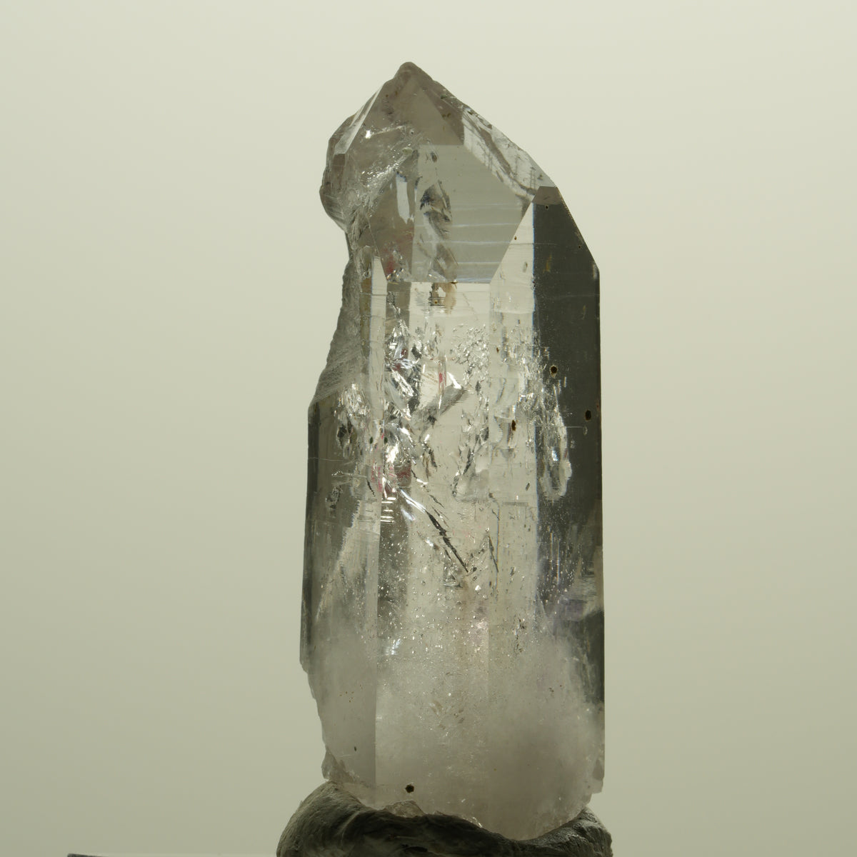 Enhydro Lemurian Skelett Phantom Amethyst, Hämatit 1x Blase Streep Mine Namibia 44*20*15mm #15246