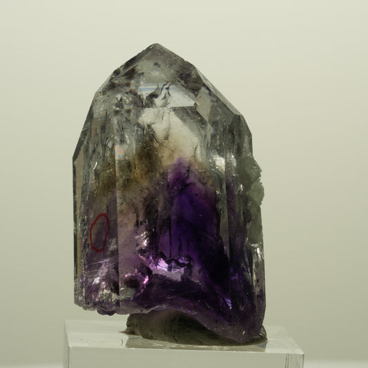 Enhydro Lemurian Skelett Phantom Amethyst Prehnit 1x Blase Streep Mine, Namibia 41*26*20mm #15247