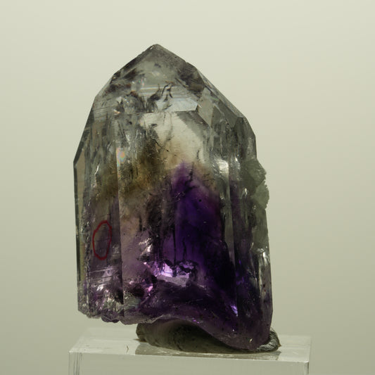 Enhydro Lemurian Skelett Phantom Amethyst Prehnit 1x Blase Streep Mine, Namibia 41*26*20mm #15247
