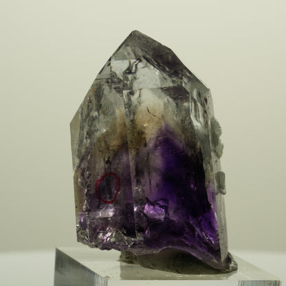 Enhydro Lemurian Skelett Phantom Amethyst Prehnit 1x Blase Streep Mine, Namibia 41*26*20mm #15247