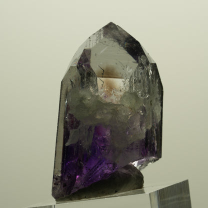 Enhydro Lemurian Skelett Phantom Amethyst Prehnit 1x Blase Streep Mine, Namibia 41*26*20mm #15247