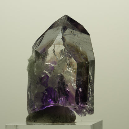 Enhydro Lemurian Skelett Phantom Amethyst Prehnit 1x Blase Streep Mine, Namibia 41*26*20mm #15247