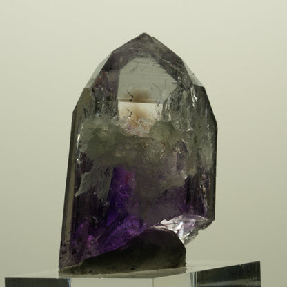 Enhydro Lemurian Skelett Phantom Amethyst Prehnit 1x Blase Streep Mine, Namibia 41*26*20mm #15247