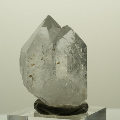 Skelett Phantom Rauchquarz mit Hämatit Streep Mine Goboboseb Namibia 37*29*23mm #15248