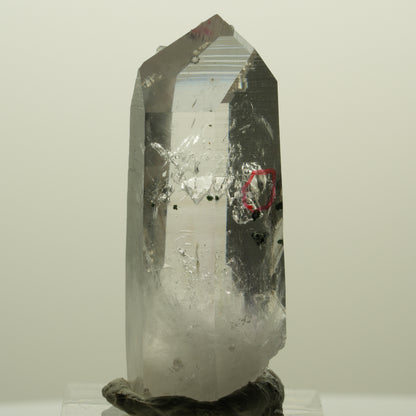 Enhydro Lemurian Phantom Amethyst, Analcim Hämatit 1x Blase Streep Mine Namibia 45*19*17mm #15250