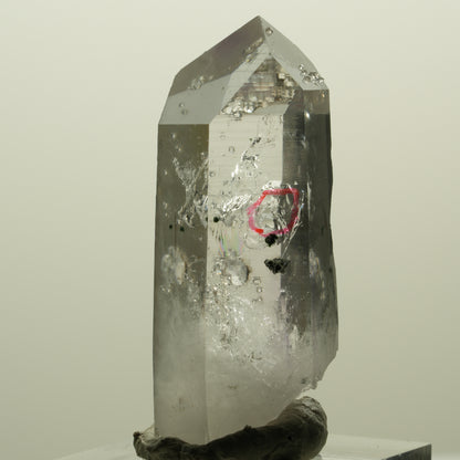 Enhydro Lemurian Phantom Amethyst, Analcim Hämatit 1x Blase Streep Mine Namibia 45*19*17mm #15250