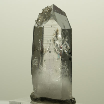 Enhydro Lemurian Phantom Amethyst, Analcim Hämatit 1x Blase Streep Mine Namibia 45*19*17mm #15250