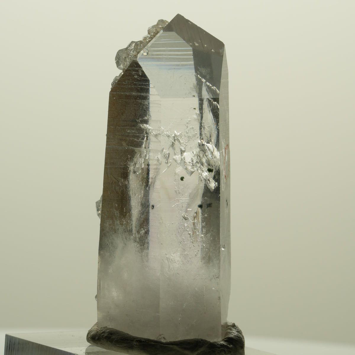 Enhydro Lemurian Phantom Amethyst, Analcim Hämatit 1x Blase Streep Mine Namibia 45*19*17mm #15250